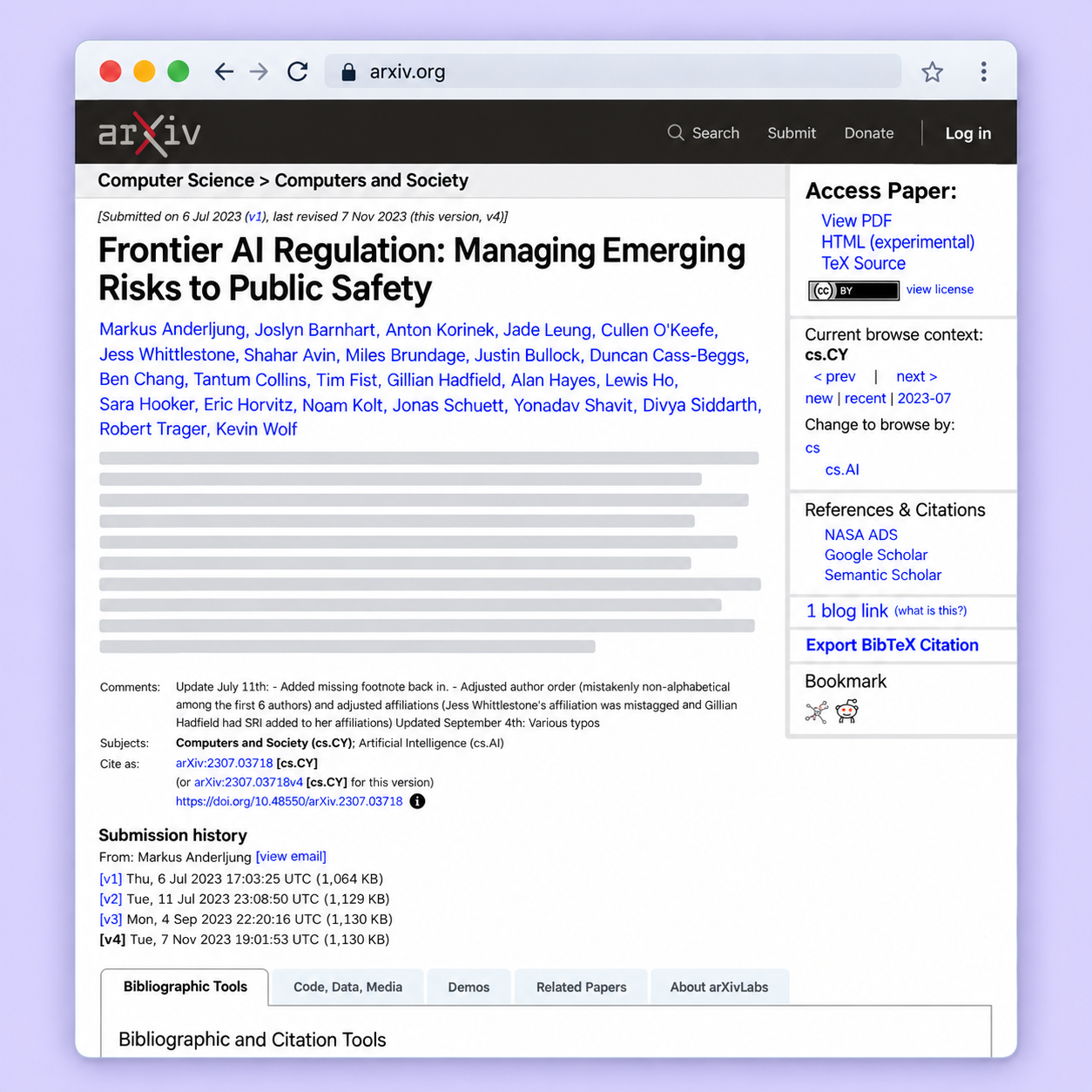 Browser preview of Frontier AI Regulation: Managing Emerging Risks to Public Safety